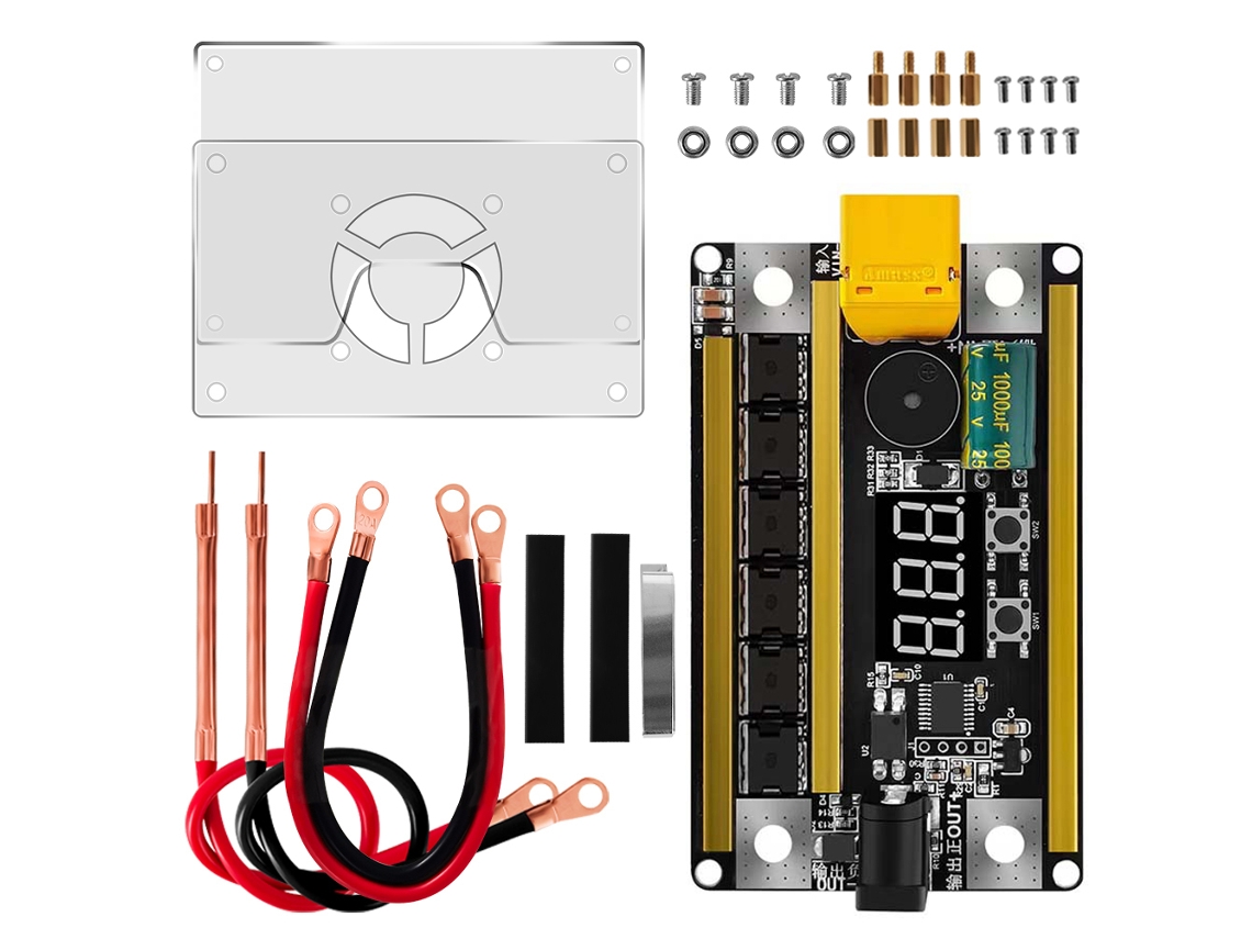 Placa De Control Ajustable Para Mini Soldadora Por Puntos Con 99 Velocidades Para Baterías Y Cuchillas De Níquel De 0,1-0,2 Mm.