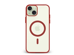 Carcasa Híbrida Antigolpes Magsafe Para Iphone 15 Plus. Bordes De Silicona Y Pvc Posterior.
