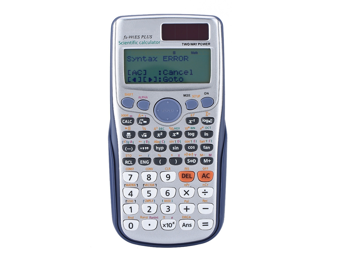 Calculadora Portátil Científica De Mano Para Estudiantes Con 417 Funciones Completas