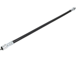 Manguera Flexible De Goma Negra Para Cortacésped. Eje Blando.