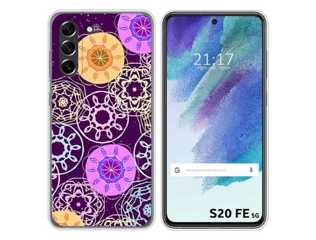 Carcasa Samsung Galaxy S21 FE 5G TUMUNDOSMARTPHONE Dibujos Multicolor