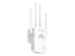 Repetidor extensor de rango wifi de 300 Mbps, amplificador inalámbrico, enrutador, amplificador de señal, blanco USHION