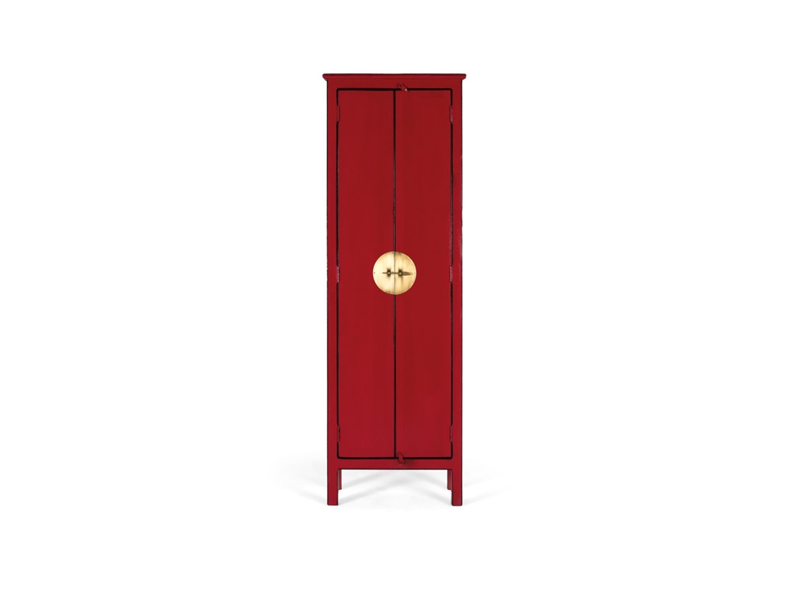 Armario Portas Feito Handmade GINER Y COLOMER Rojo (180x60X35)