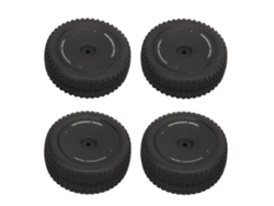 Neumáticos Para Coches Rc Wltoys Escala 1/14, 73 Mm De Diámetro, Caucho, Plástico, Buena Adherencia, Fácil Instalación, 4 Piezas.