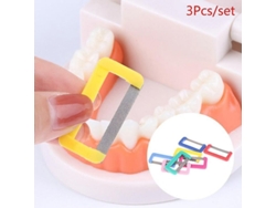 Kit De Tiras De Pulido Interproximal Dental Ortodóncico Con 3 Piezas Para La Reducción Del Esmalte.
