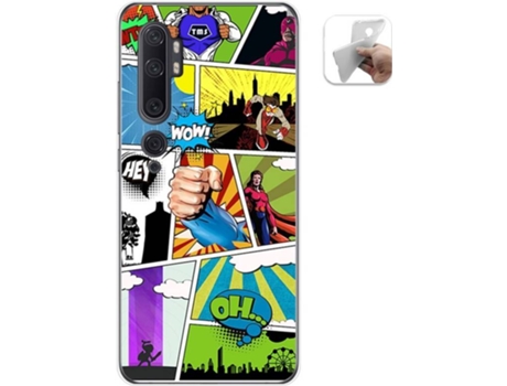 Carcasa Xiaomi Mi Note 10 TUMUNDOSMARTPHONE Comic Multicolor