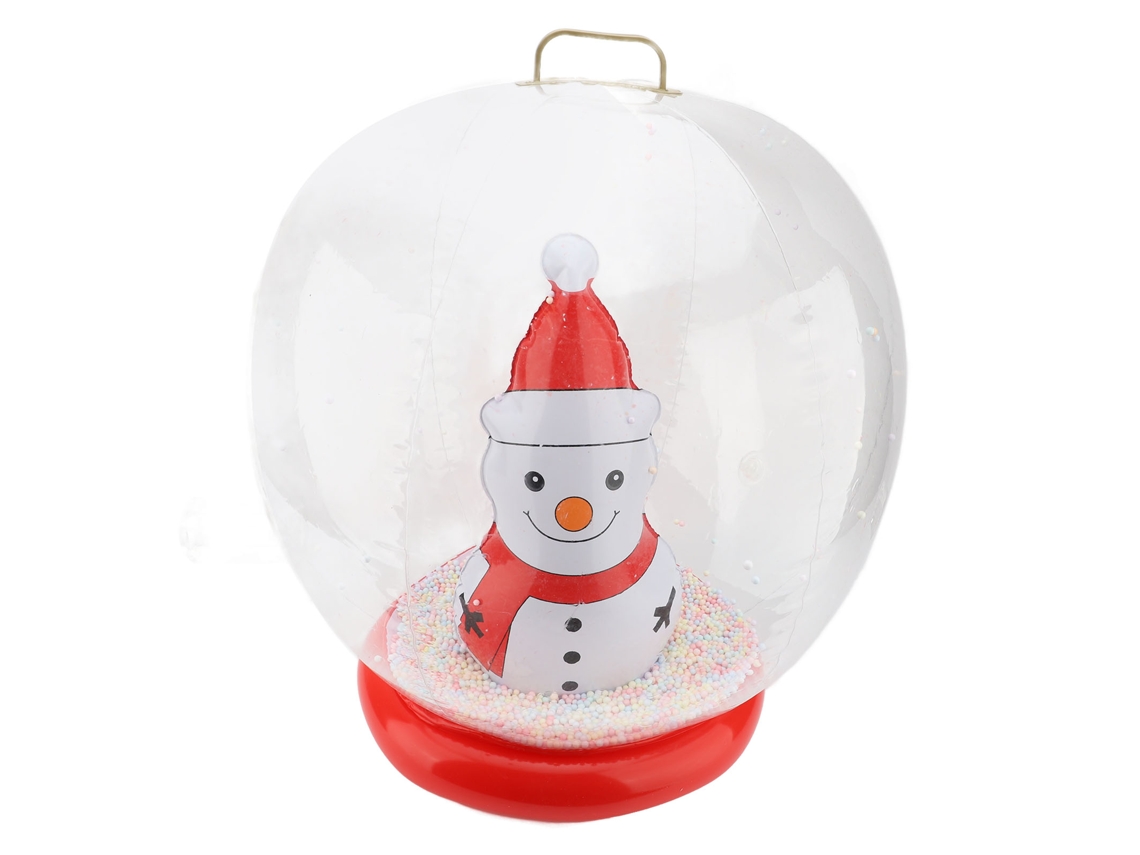 Bola Navideña Inflable De Pvc De 60 Cm Con Luz Led, Decorativa Para Jardín Y Uso Exterior.