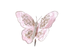 Árbol de Navidad Mariposa, Doble Capa, Rosa Similitud, Alta Gama
