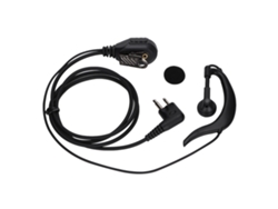 Auriculares Intrauditivos Tipo K Con Micrófono Para Radio Walkie-talkie Binaural De Uso General