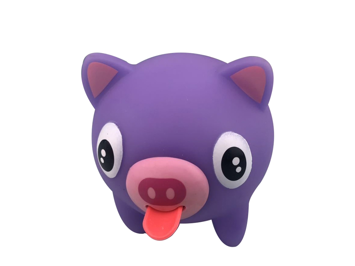 Brinquedo De Bola Animal Falante Com Língua Pvc Alivio De Estresse Presente Infantil