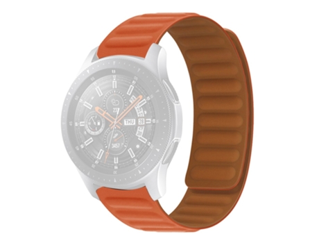 Correa de Silicona magnético para Samsung Galaxy Watch 5 40mm/44mm/Watch 5 Pro 45mm - anaranjado