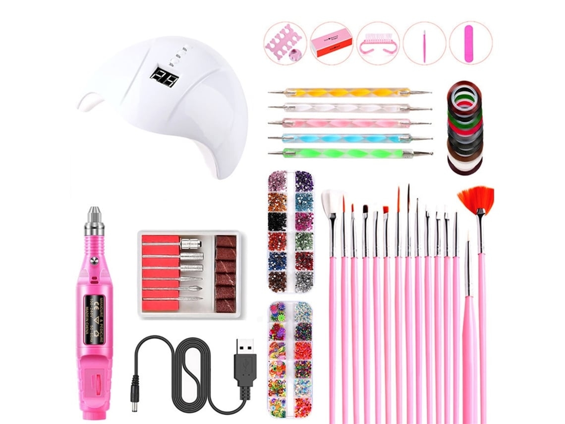 Kit de accesorios para uñas USB con secador de uñas inteligente Yunzii