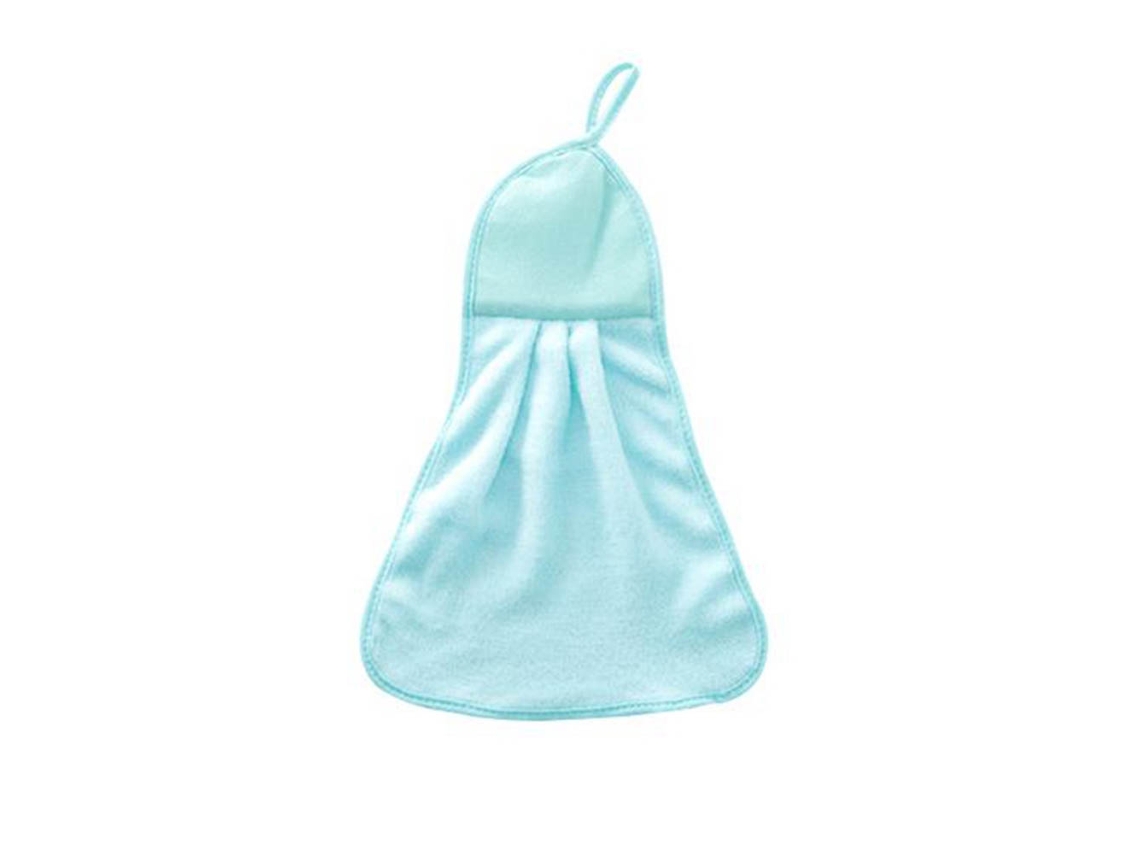 Rebe-toalla Absorbente De Coral Para Colgar En El Baño O La Cocina, Ideal Para Secar Las Manos (azul)