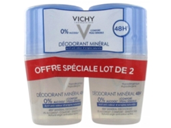 Desodorante Mineral 48H Roll-On Lote de 2 X 50 Ml VICHY LABORATOIRES