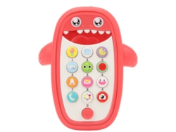 Teléfono Móvil De Juguete Con Forma De Animalito Para Bebés Con Funda De Chupete Extraíble, Rosa, Educativo.