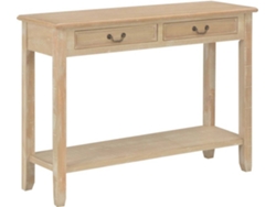 Mesa Consola VIDAXL Marrón Madera (110x35x80 cm)