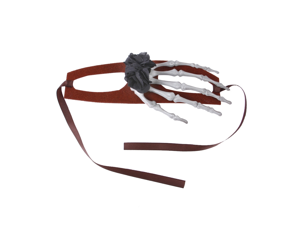 2026altiro-accesorios De Cabeza Para Perros De Halloween Moda Divertida E Innovadora Para Fiesta De Disfraces Flor Negra Talla S