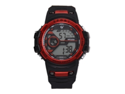 Reloj Electrónico Deportivo Impermeable Para Hombres Estudiantes Color Rojo