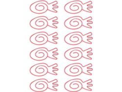 Paquete De 100 Clips De Papel Metálicos, Bonitos, Resistentes Y Coloridos Para Organizar Archivos.