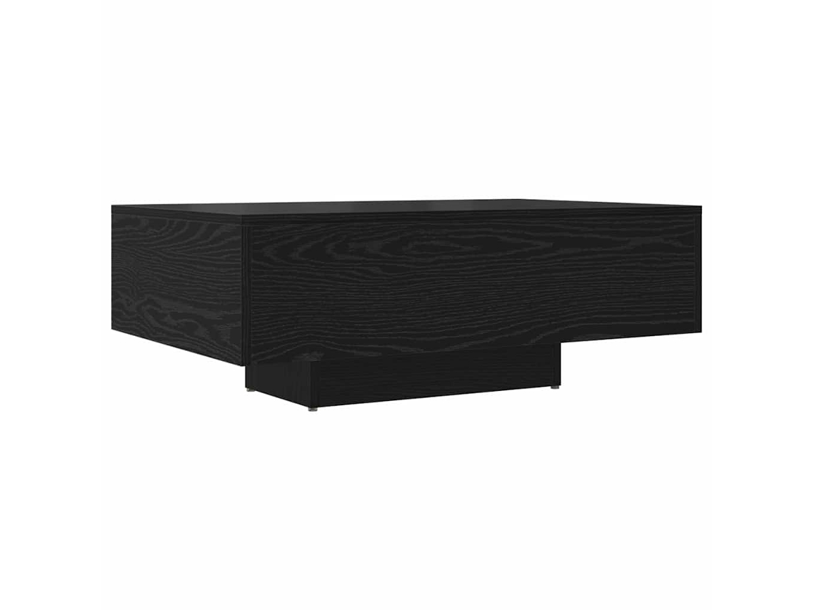 Mesa De Centro | Mesa De Café | Mesa De Salón Roble Negro 85 X 55 X 31 Cm