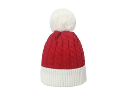 Gorro navideño con costuras rojas y verdes-C AURUM