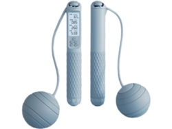 Cuerda De Saltar Inalámbrica Para Mujer | Cuerda De Saltar Con Contador Para Un Seguimiento Preciso Del Entrenamiento | Ideal (azul)