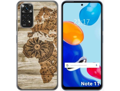 Carcasa Xiaomi Redmi Note 11 TUMUNDOSMARTPHONE Dibujos Madera 07 Multicolor