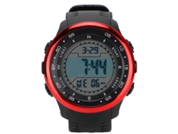 Reloj (cuadro Grande, Super Impermeable) Serie Kak Reloj Deportivo Casual Con Personalidad (rojo)