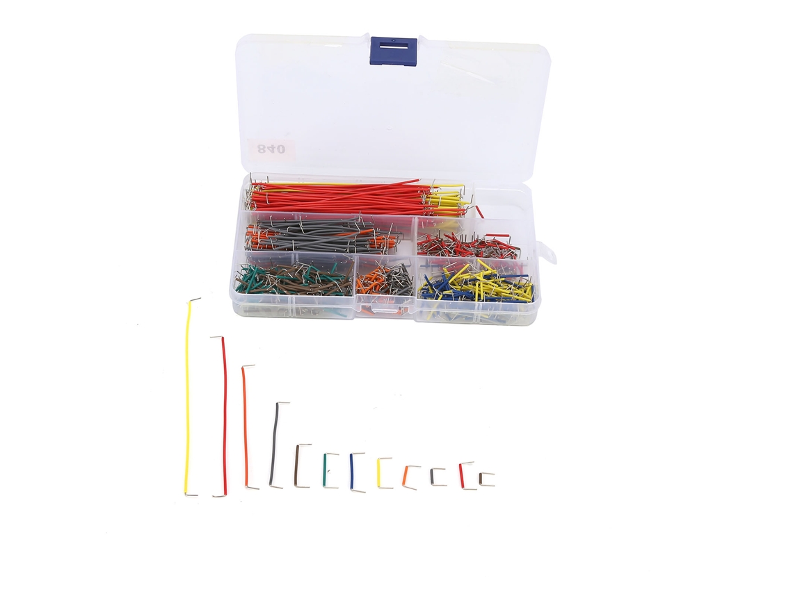 2026velora-kit De Cables Puente Flexibles Sin Soldadura Para Breadboard 840 Piezas Componentes Electrónicos