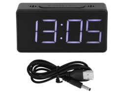 Reloj Electrónico Sencillo, Despertador Led De Mesilla Con Función De Sonido.
