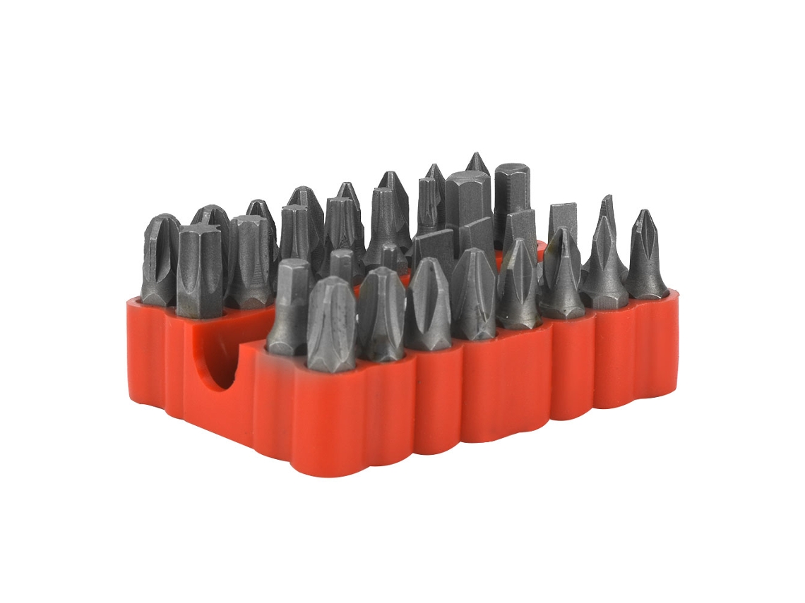 33 Piezas Conjunto De Herramientas De Destornillador De Seguridad Con Brocas Hexagonales Y Tornillos