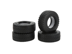 Neumáticos De Goma Blanda De 1,55 Pulgadas Para Coches Teledirigidos Tamiya Cc01 Lc70 Lc80 1/18 Air Utb18 Capra (4 Piezas)