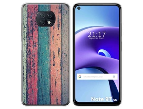 Carcasa Xiaomi Redmi Note 9T 5G TUMUNDOSMARTPHONE Dibujos Multicolor