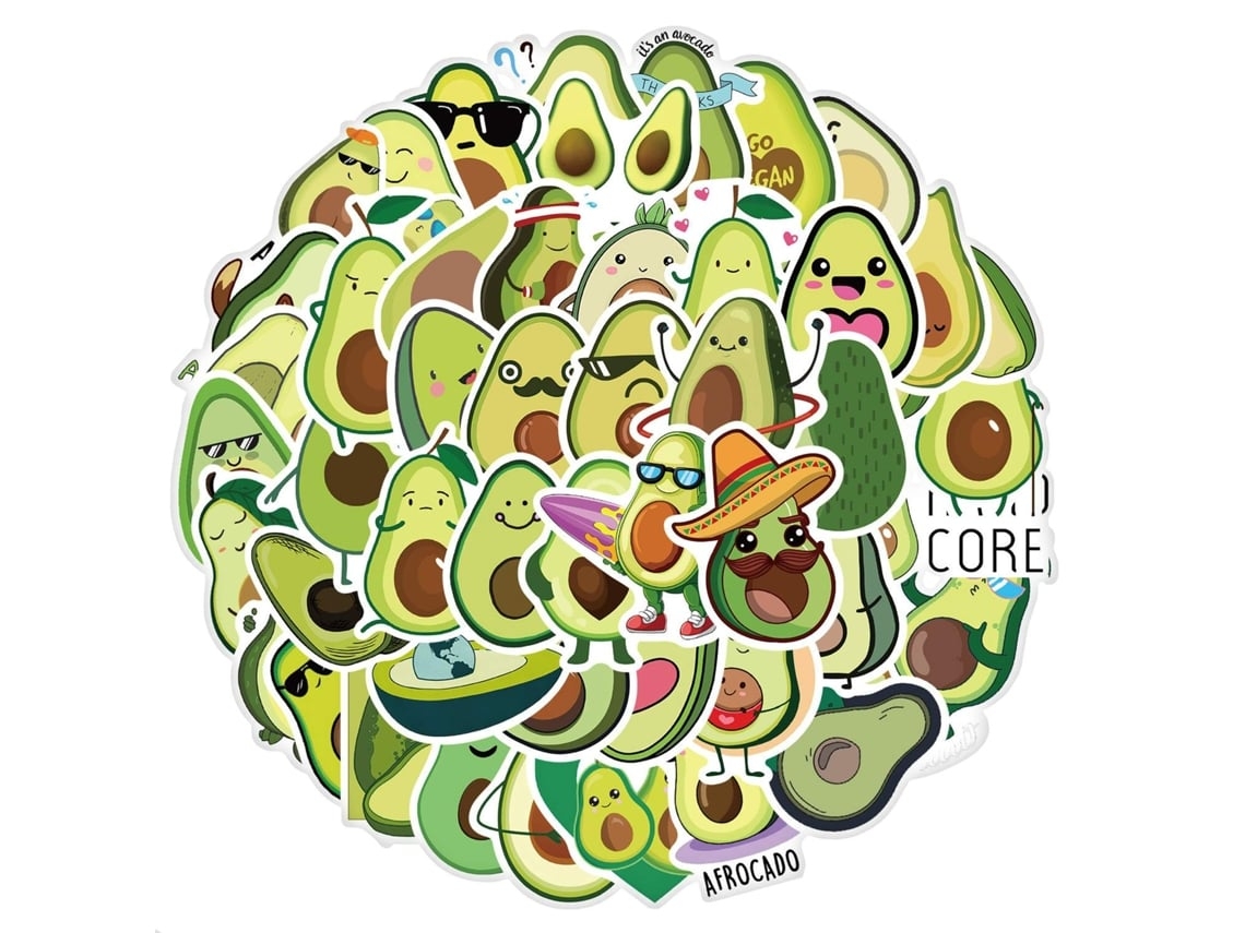 Paquete De Pegatinas De Aguacate*