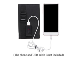 Cargador Solar Usb Portátil De 5v 10w Con 4 Paneles De Silicio Monocristalino, Resistente Al Agua Para Acampar Y Hacer Senderismo.