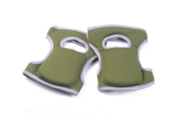 Rodilleras Flexibles De Espuma Suave Para Jardinería, Protección De Rodillas, 1 Par Con Velcro.