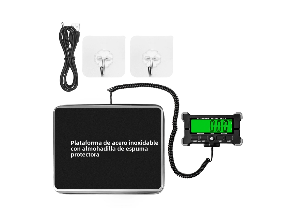 Balanza electrónica PS21 de acero inoxidable MDUG (120 kg, 10 g)