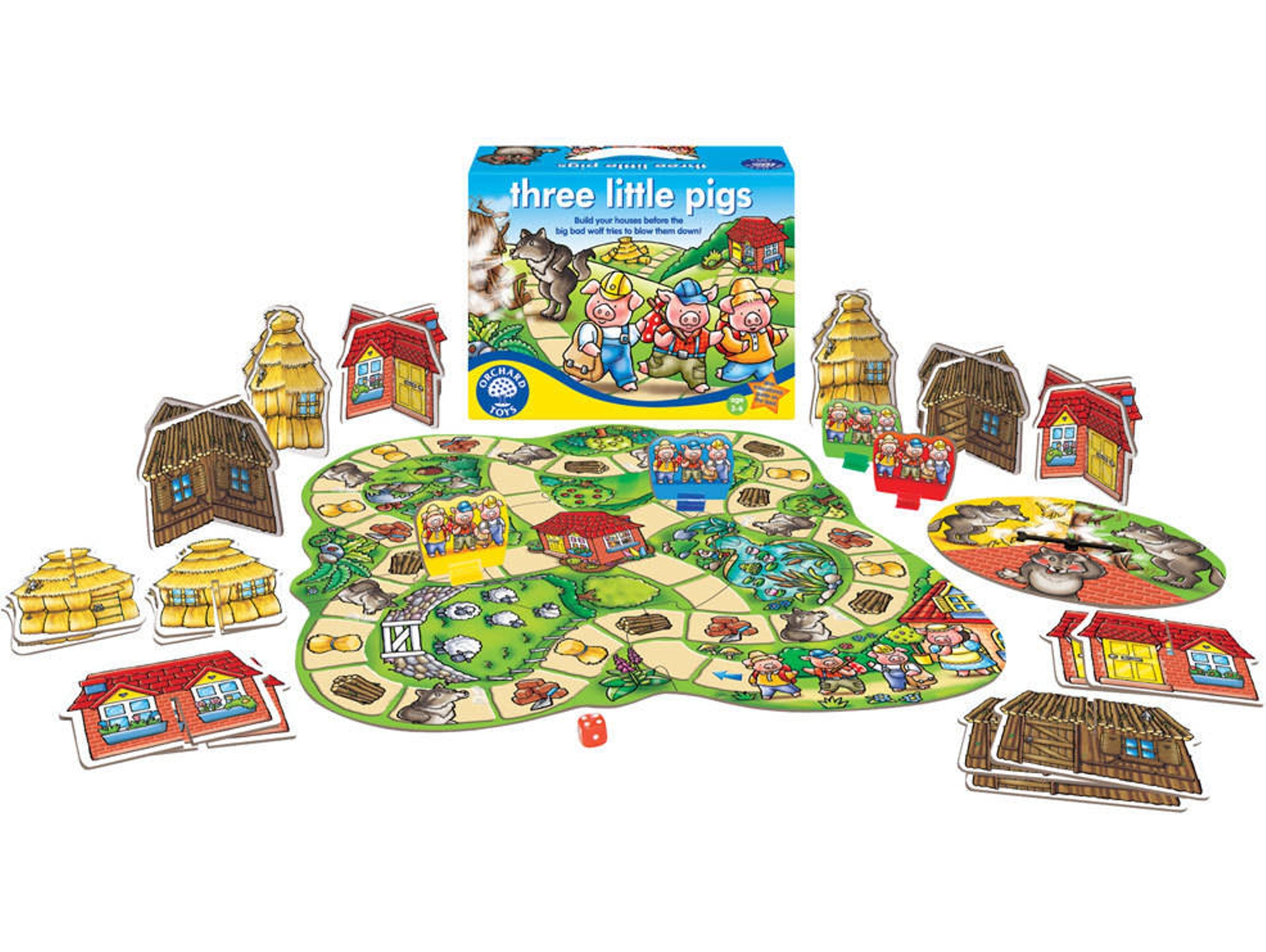 Juego Educativo ORCHARD TOYS Three Little Pigs