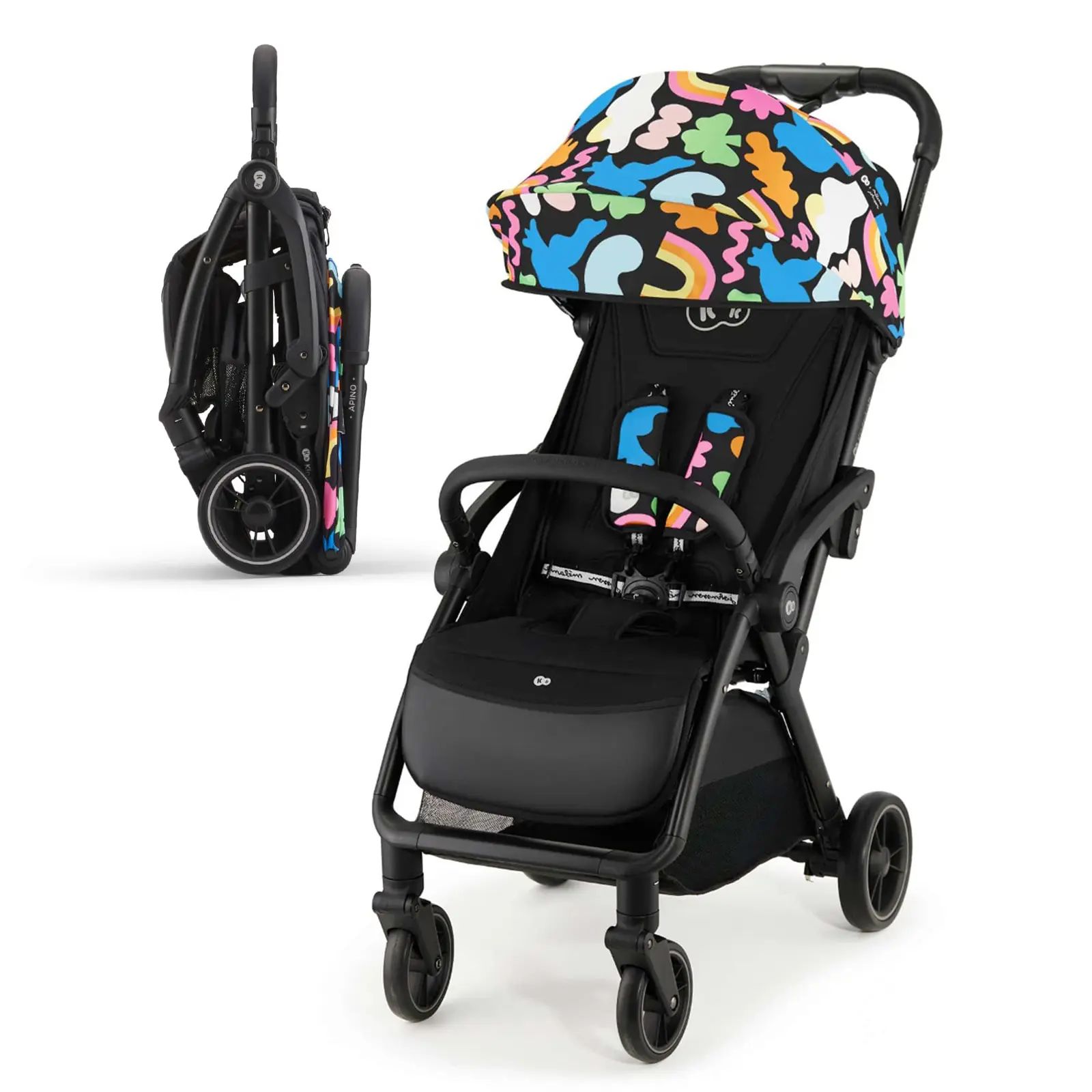 Cochecito De Bebé Kinderkraft Apino Happy Shapes (multicolor)
