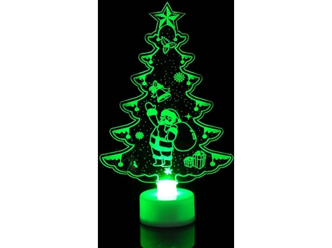 Vela de Plástico Navidad HEAN Árbol Verde