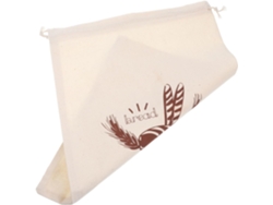 Bolsa de pan reutilizable con cordón, hecha de lino y cera, para panaderías y para guardar pan y otros alimentos - Gokoco