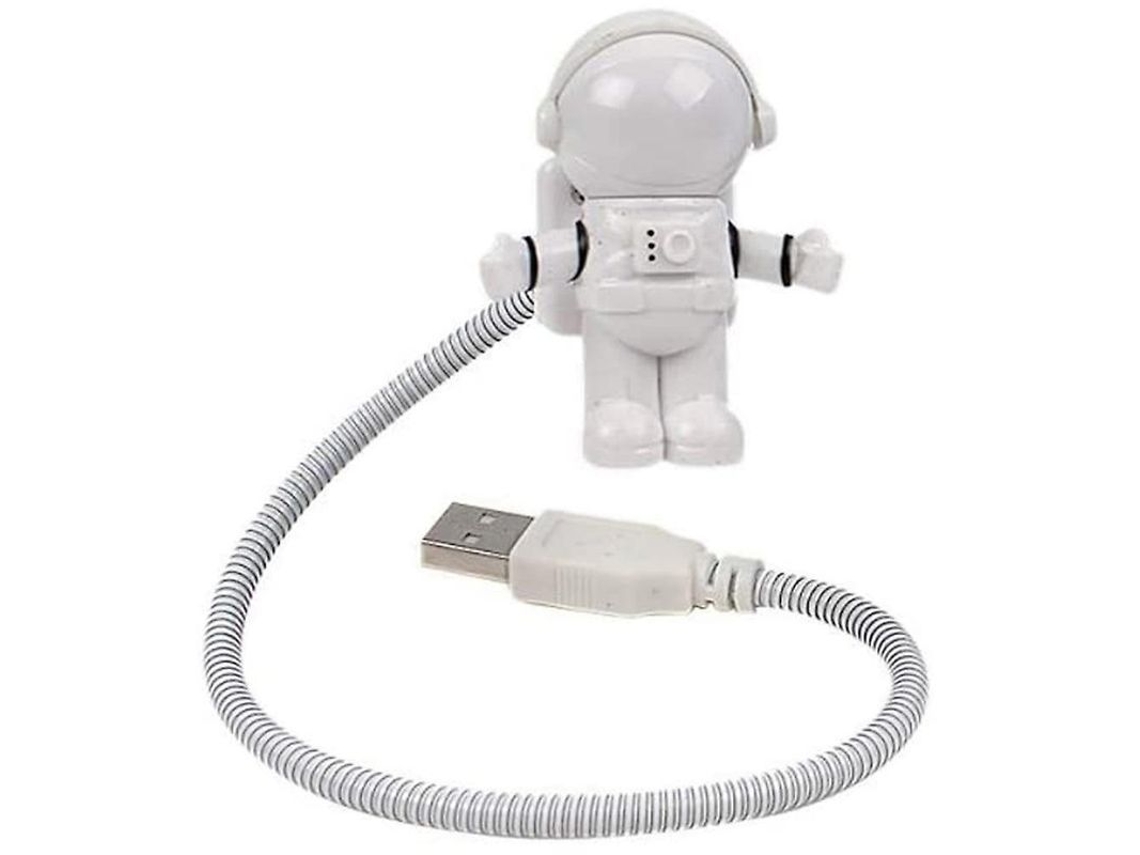 Lámpara Led Mini Usb Flexible Con Diseño De Astronauta Para Portátil Oficina Viaje