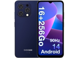 Teléfono inteligente N55 Pro 6.56 16gb 256gb 5150mah Cámara de 13mp Celular 4g Android 14 Dual Sim Gps Azul Doogee