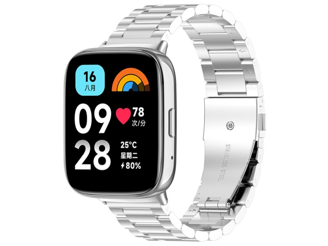 Pulsera para Redmi Watch 3 Lite / 3 - Aleación de titanio - Hebilla plana - Tres esferas