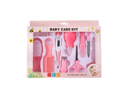 Kit De Cuidado E Higiene 10 En 1 Para Bebés Recién Nacidos, Niñas Y Niños, Color Rosa.