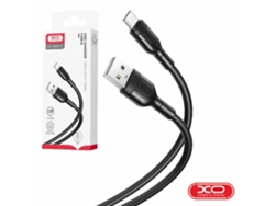 Cable USB A 2.0 macho / USB C 2.1a 1 m negro Xo