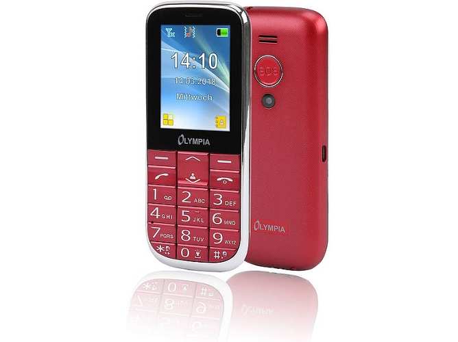 Teléfono móvil OLYMPIA Joy II (2.4'' - 2G - rojo)