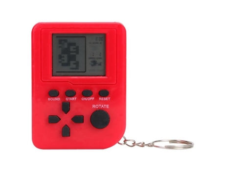 Mini Portátil Retro Clásico Lcd Tetris Consola de Juegos Llavero Máquina F008