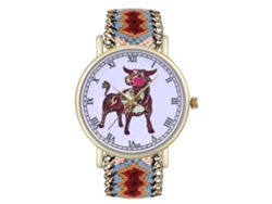 Reloj De Pulsera De Aleación Con Dial Redondo Analógico De Cuarzo Para Parejas