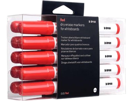 PE1107 :150x15 BI-OFFICE - 10 DRYERASE MARKERS - GREEN